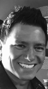 David Harmony age 49 - black and white photo from 2020